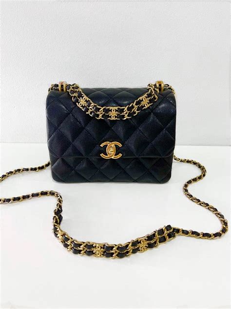 chanel 22k mini flap bag|chanel mini flap bag fashionphile.